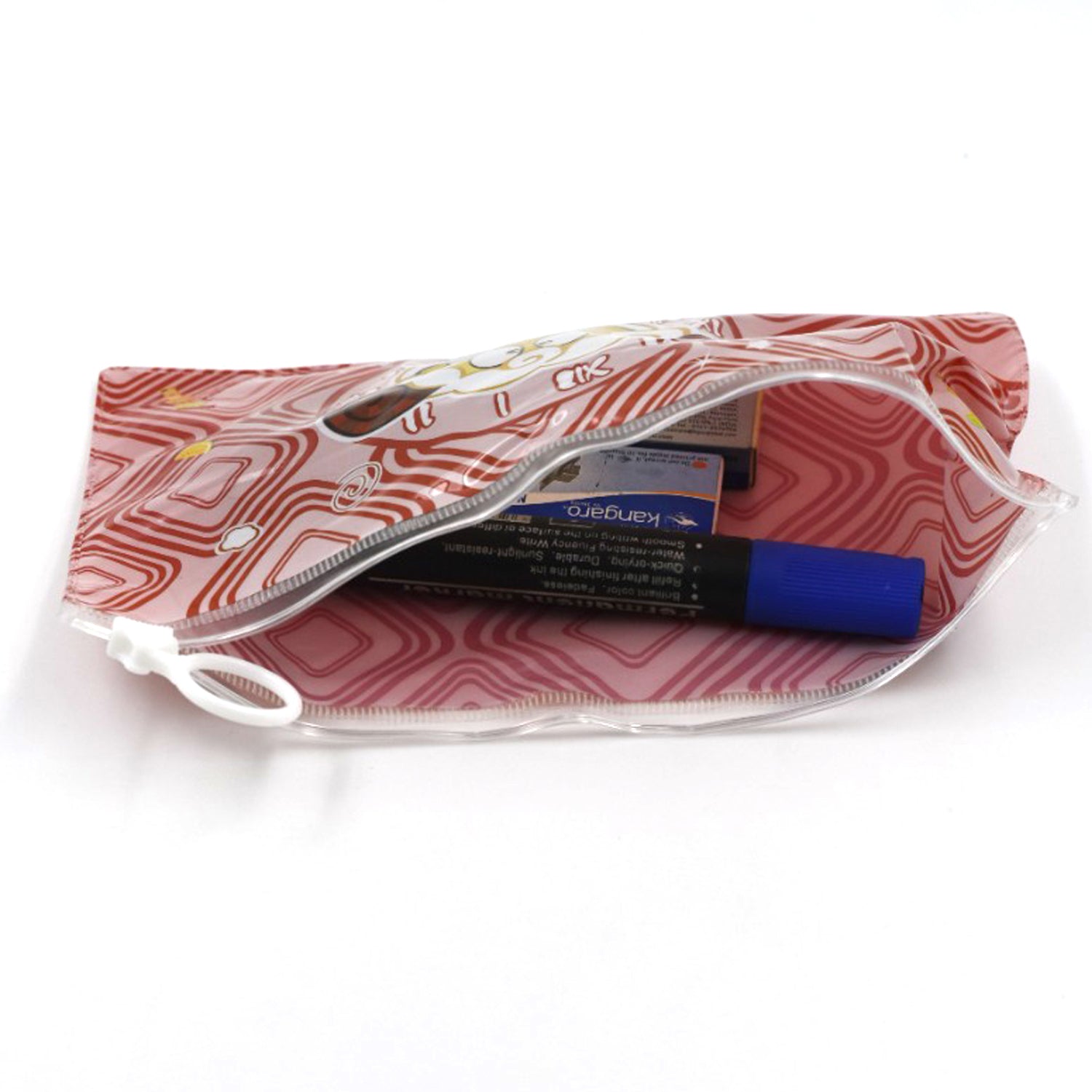 4845 20 Pc Red Printed Pouch For Carrying Stationary Stuffs And All By The Students. DeoDap 4845 20 Pc Red Printed Pouch For Carrying Stationary Stuffs And All By The Students. DeoDap